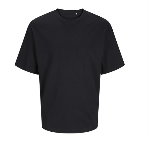 T-Shirt Black Small Oversized